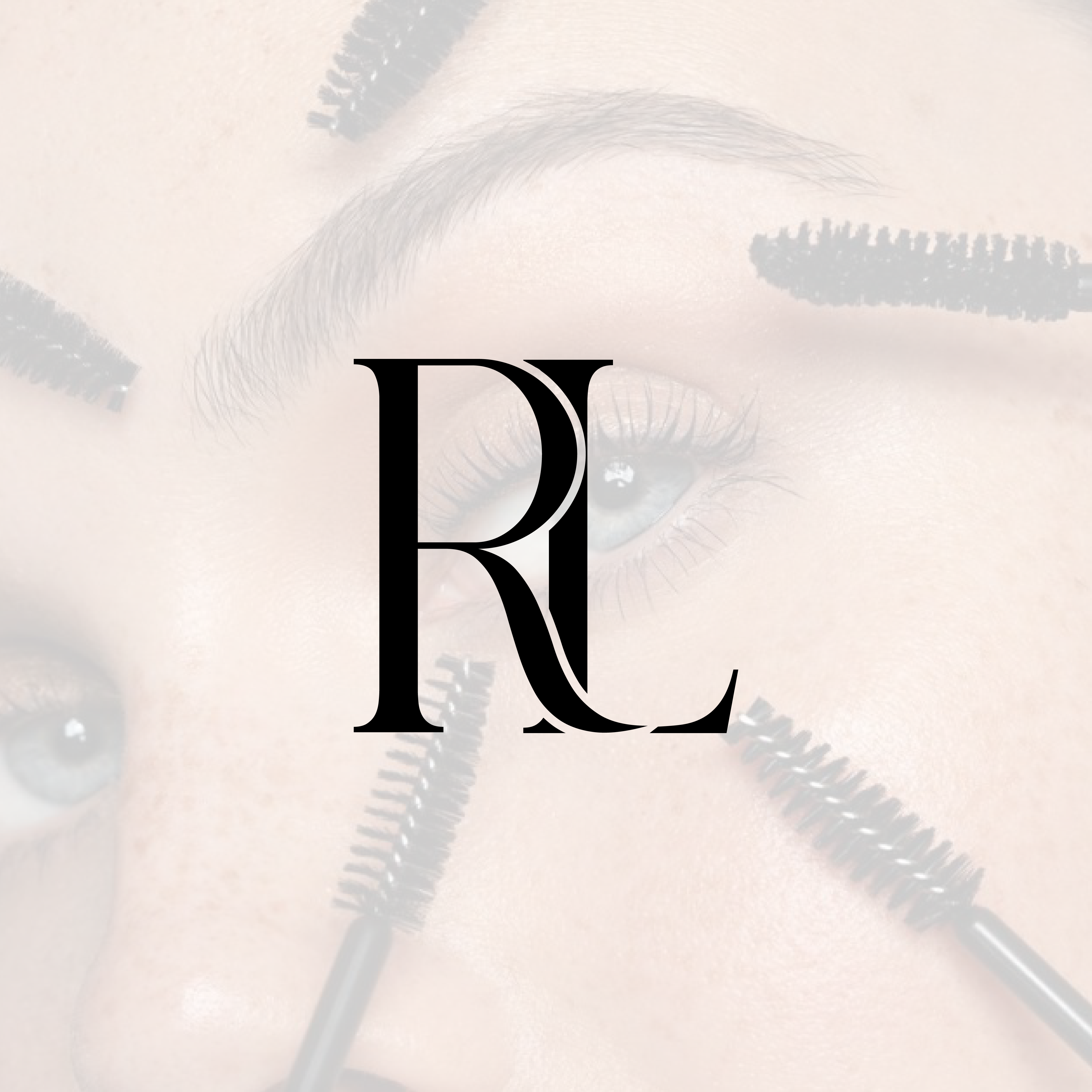 Brushed brows and lashes