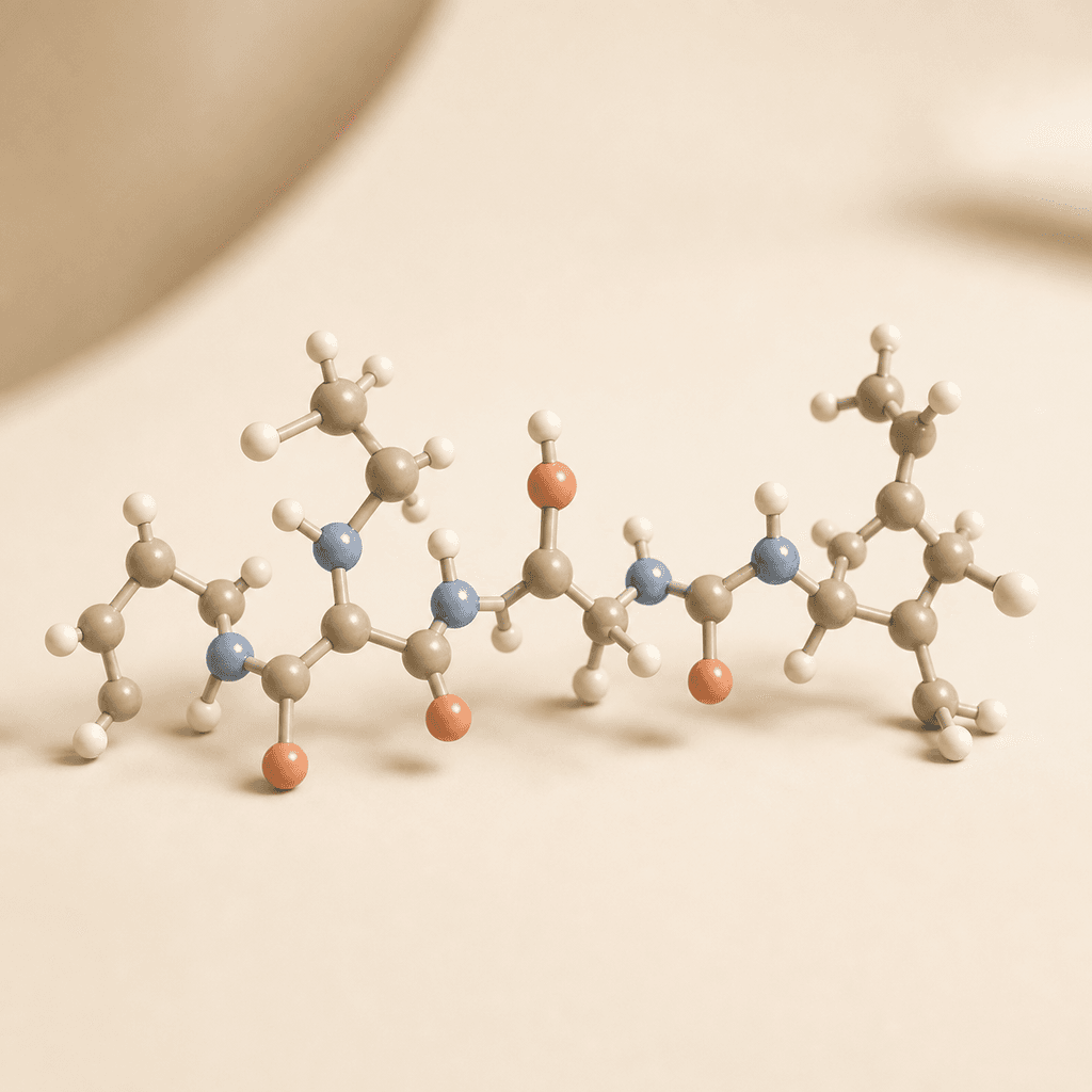 Ball-and-stick structure of Hydrolyzed Vegetable Protein